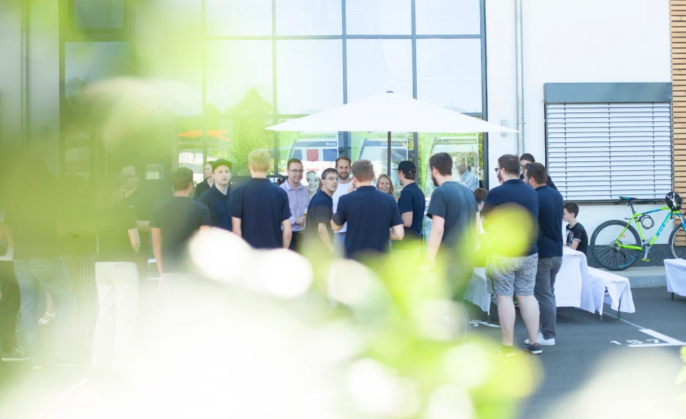 Sommerfest am Werkdigital-Büro